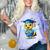 Bee Graduation Cute Kindergarten Elementary High School Comfort Color Blast T-Shirt Amethyst