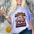 Book Lover Owl Reading Books Introvert Bookworm Comfort Color Blast T-Shirt Amethyst
