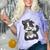 Border Collie Dog Lover Cute Anime School Graduation Men Women Kids Comfort Color Blast T-Shirt Amethyst