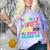 Born In The 90's But The 2000's Raised Me Y2K Nostalgia Comfort Color Blast T-Shirt Amethyst