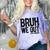 Bruh We Out 4th Graders Fourth Grade Graduation Class 2026 Comfort Color Blast T-Shirt Amethyst