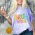 Bruh I'm Out Senior Graduation Comfort Color Blast T-Shirt Amethyst
