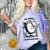 Cat With Coffee On Computer Go Away I'm Introverting Comfort Color Blast T-Shirt Amethyst Cat With Coffee On Computer Go Away I'm Introverting Comfort Color Blast T-Shirt Amethyst