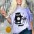 Cat What Humor Introvert Anti-Social Comfort Color Blast T-Shirt Amethyst Cat What Humor Introvert Anti-Social Comfort Color Blast T-Shirt Amethyst
