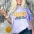Caution Does Not Play Well With Others Introvert Comfort Color Blast T-Shirt Amethyst