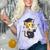 Cheetah Graduation Cute Kindergarten Elementary High School Comfort Color Blast T-Shirt Amethyst