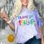 Class Of 1966 School Reunion College Highschool Graduation Comfort Color Blast T-Shirt Amethyst