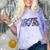 Class Of 1976 Shirt Tie Dye Senior Graduation 50th Reunion Comfort Color Blast T-Shirt Amethyst