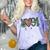 Class Of 1991 Shirt Leopard Senior Graduation Class Reunion Comfort Color Blast T-Shirt Amethyst