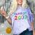 Class Of 2003 School Reunion College Highschool Graduation Comfort Color Blast T-Shirt Amethyst