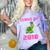 Class Of 2018 Turtle Shirt Graduation Kids Comfort Color Blast T-Shirt Amethyst