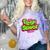 Class Of 2020 Senior 90s TV Style Graduation Comfort Color Blast T-Shirt Amethyst