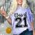 Class Of 2021 Senior 21 Cool Graduation Comfort Color Blast T-Shirt Amethyst