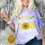 Class Of 2021 Senior Graduation Sunflower Comfort Color Blast T-Shirt Amethyst