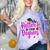 Class Of 2022 Four Degrees Hotter Graduation Day Master Grad Comfort Color Blast T-Shirt Amethyst