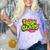 Class Of 2022 Future Fresh Senior 90's TV Style Graduation Comfort Color Blast T-Shirt Amethyst