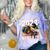 Class Of 2022 Monster Truck Graduation Cap Retro Sunset Boy Comfort Color Blast T-Shirt Amethyst