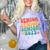 Class Of 2023 Senior 2023 Graduation Retro Seniors Comfort Color Blast T-Shirt Amethyst