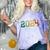 Class Of 2024 College High School Graduation Comfort Color Blast T-Shirt Amethyst