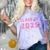 Class Of 2025 High School Graduation Date Graduate T Shirt Comfort Color Blast T-Shirt Amethyst