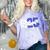 Class Of 2025 Senior 2025 Back To School Graduation Party Comfort Color Blast T-Shirt Amethyst