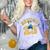 Class Of 2025 Senior 2025 Graduation Senior Boys Girls Comfort Color Blast T-Shirt Amethyst