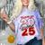 Class Of 2025 Senior 2025 Graduation Red Raglan Baseball Tee Comfort Color Blast T-Shirt Amethyst