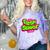 Class Of 2026 Fresh Senior 90s TV Style Retro Graduation Comfort Color Blast T-Shirt Amethyst