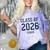 Class Of 2026 Senior Graduation High School College Grad Comfort Color Blast T-Shirt Amethyst