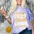 Class Of 2029 Count Down Fun First Day 8th Grade Graduation Comfort Color Blast T-Shirt Amethyst