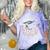 Class Of 2037 Graduation Comfort Color Blast T-Shirt Amethyst