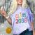 Class Of 2038 Pre K Graduate Preschool Graduation Comfort Color Blast T-Shirt Amethyst