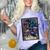 Color Graphic The Introvert Tarot Card Raglan Baseball Tee Comfort Color Blast T-Shirt Amethyst