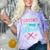 Cosmetology Graduation Tee I Survived Cosmetology School Comfort Color Blast T-Shirt Amethyst