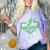 Cross Country Senior Night Senior 2025 Graduation Party 23 Comfort Color Blast T-Shirt Amethyst