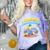 I Crushed Kindergarten Monster Truck Graduation Boys Kids Comfort Color Blast T-Shirt Amethyst