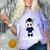 Cute Graduation Panda Class 2018 Comfort Color Blast T-Shirt Amethyst