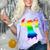 Dabbing Graduate 2018 Graduation Celebration Comfort Color Blast T-Shirt Amethyst
