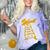 Dabbing Graduation Class Of 2018 T-Shirt School Colors Comfort Color Blast T-Shirt Amethyst