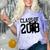 Dabbing Graduation Shirt Class Of 2018 Comfort Color Blast T-Shirt Amethyst
