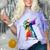 Dabbing Graduation Women Comfort Color Blast T-Shirt Amethyst
