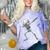 Dabbing Skeleton Nurse Halloween Graduation Comfort Color Blast T-Shirt Amethyst