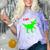 Dinosaur Rawr Diploma Grad Graduate Graduation Comfort Color Blast T-Shirt Amethyst