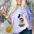 Disney Mickey Mouse Peace Out Totally Retro Graduation Comfort Color Blast T-Shirt Amethyst