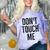 Don't Touch Me Introvert Antisocial Introverted Comfort Color Blast T-Shirt Amethyst