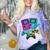 Eighties Console Controller Gaming Player Gadget Nostalgia Comfort Color Blast T-Shirt Amethyst