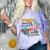 Elementary School End Of Year Graduation Middle Comfort Color Blast T-Shirt Amethyst
