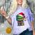 Ew People Meowy Cat Christmas Introvert Men Women Comfort Color Blast T-Shirt Amethyst