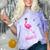 Flamingo Nailed It Graduation Flamingo Comfort Color Blast T-Shirt Amethyst