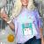 Floppy Disk Retro Tech Nostalgia Old School Computing Humor Comfort Color Blast T-Shirt Amethyst